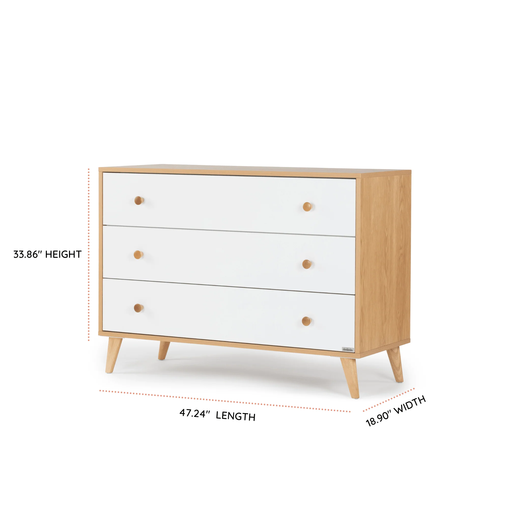 Austin 3-Drawer Dresser - Image 12