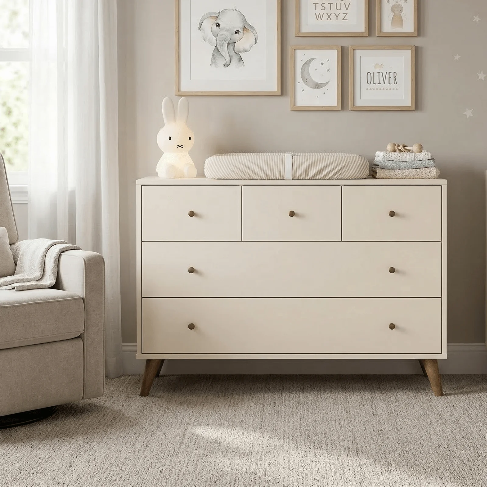 Austin 5-Drawer Nursery Dresser - Image 24