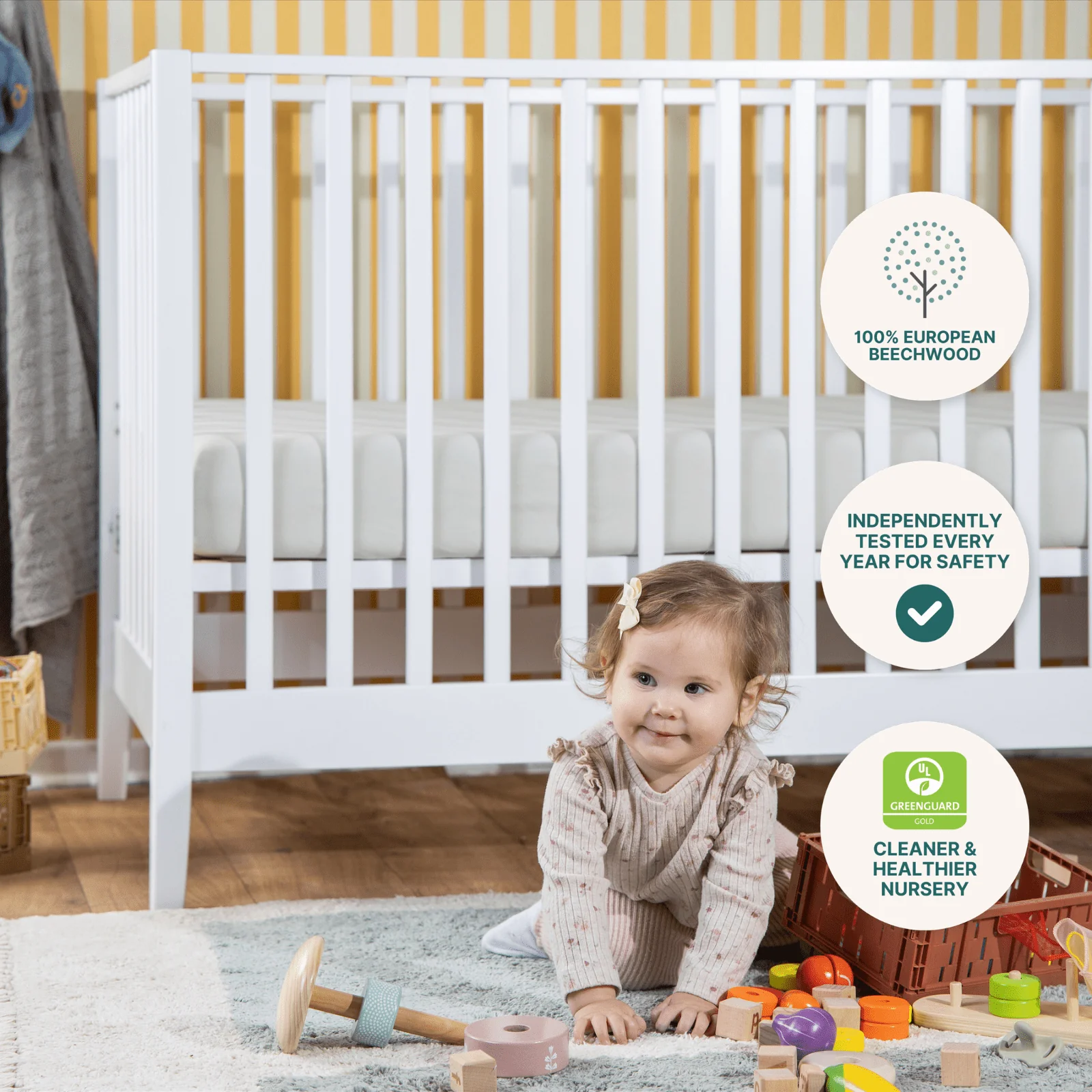 LaLa 3-in-1 Convertible Crib - Image 24