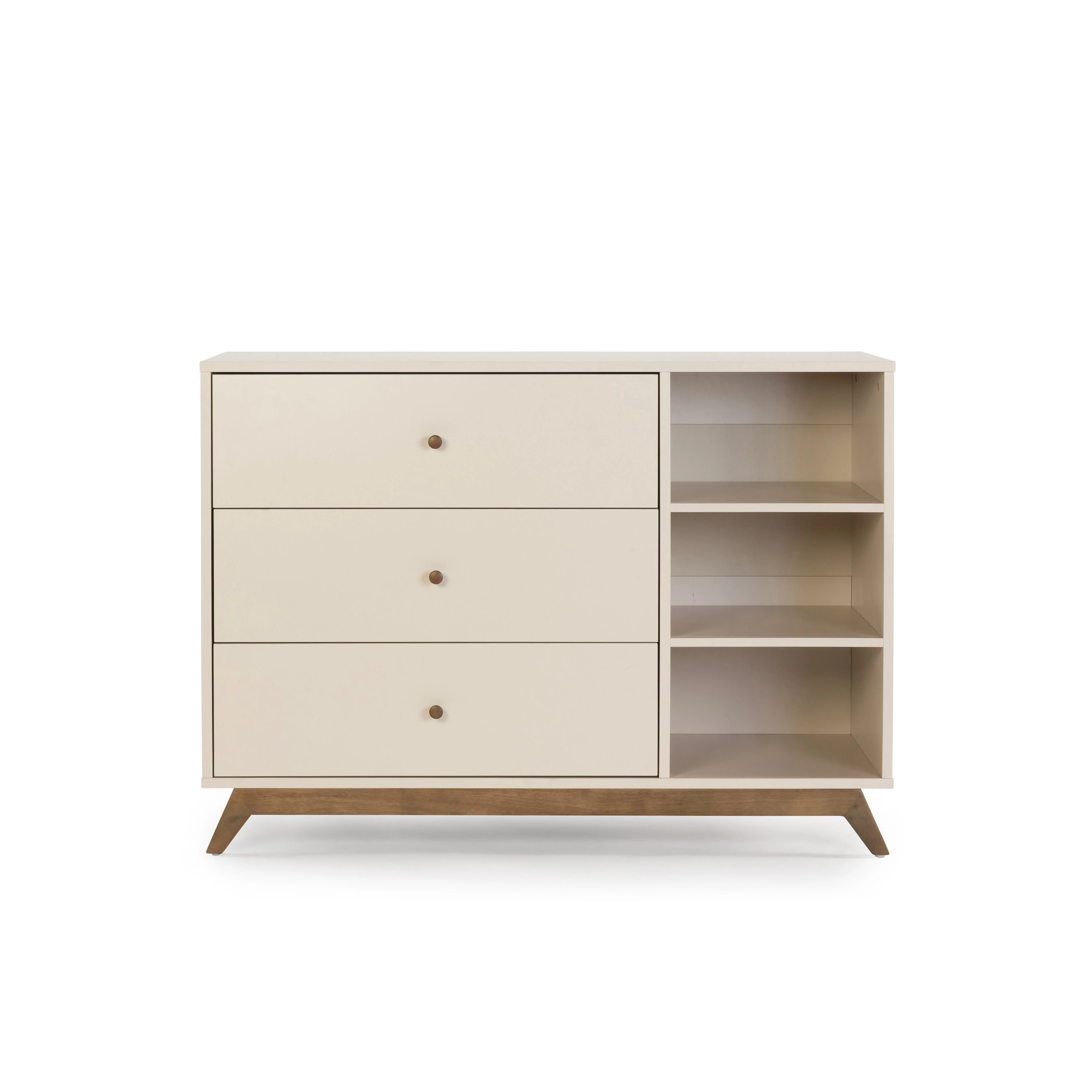 Central Park 3-Drawer, Two Shelf Nursery Dresser - Image 13
