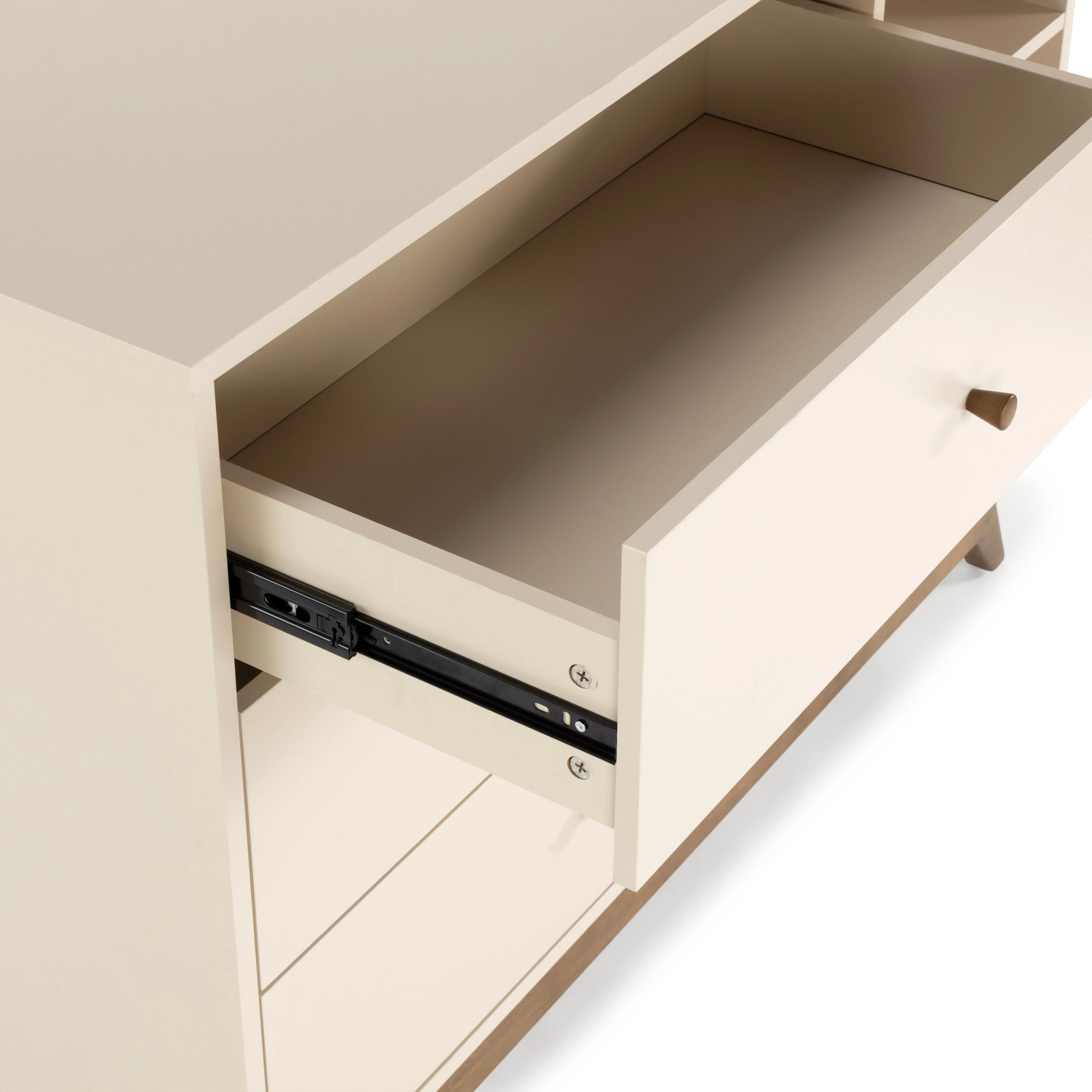 Central Park 3-Drawer, Two Shelf Nursery Dresser - Image 14