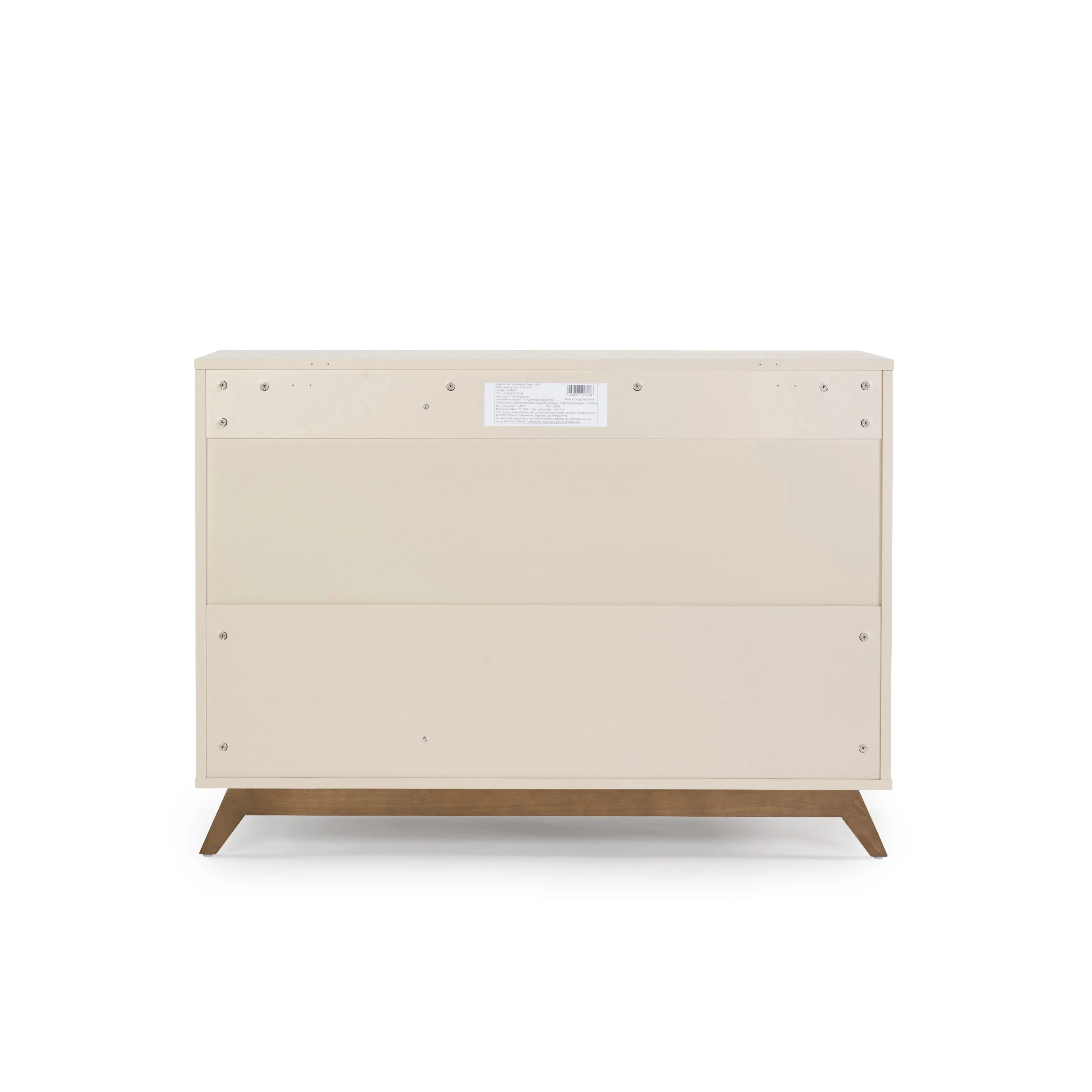 Central Park 3-Drawer, Two Shelf Nursery Dresser - Image 24