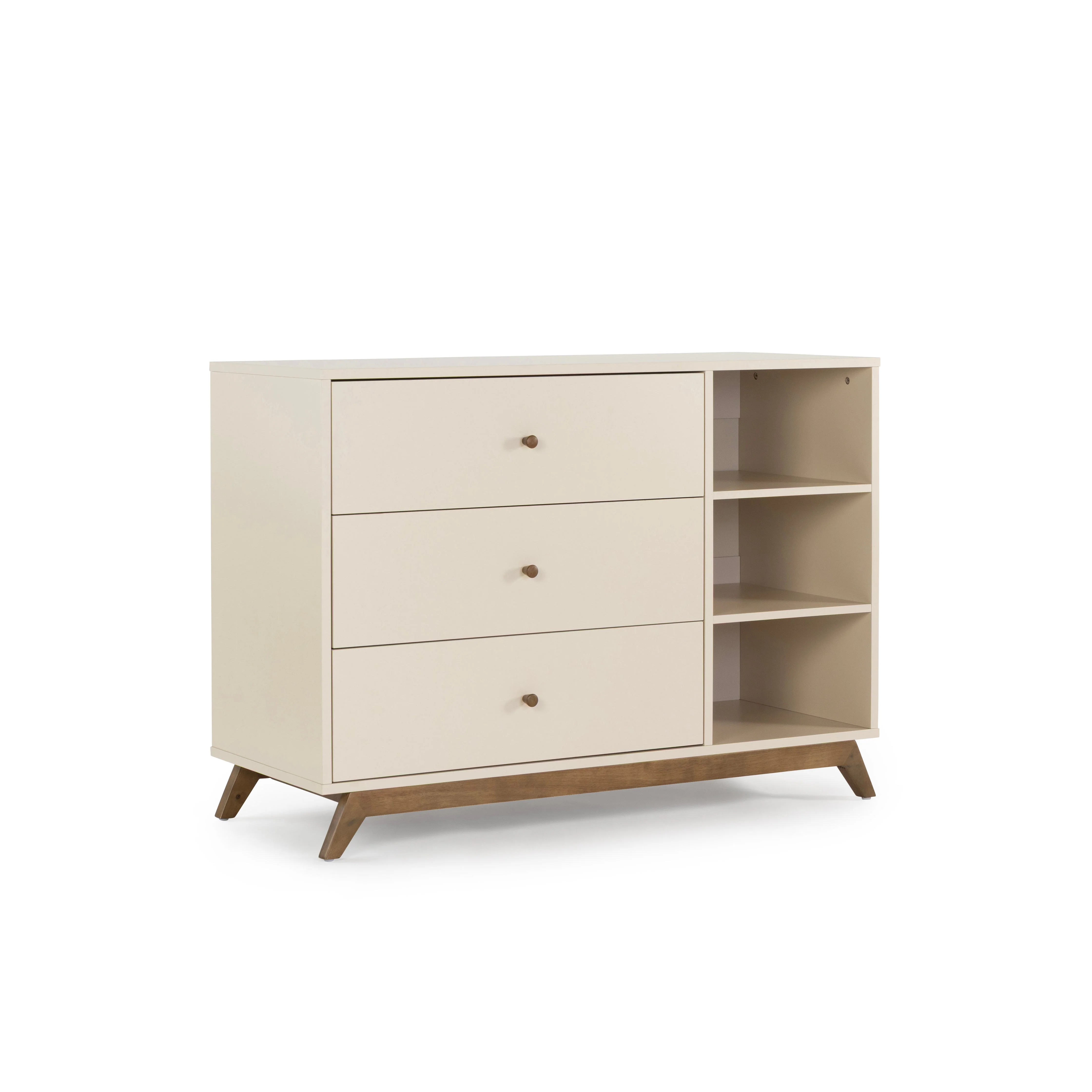 Central Park 3-Drawer, Two Shelf Nursery Dresser - Image 27