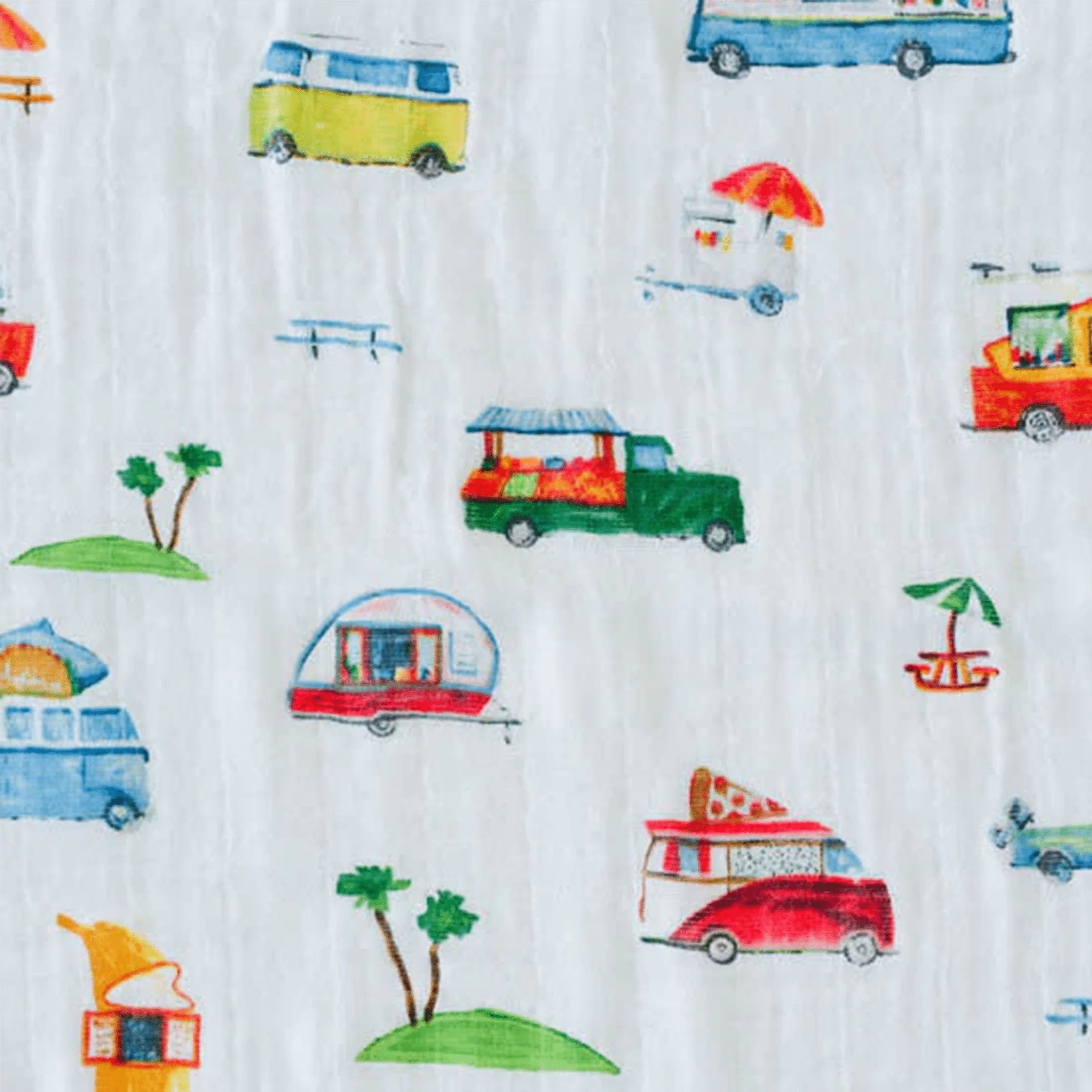 Cotton Muslin Swaddle Blanket 3 Pack - Summer Vibe - Image 6