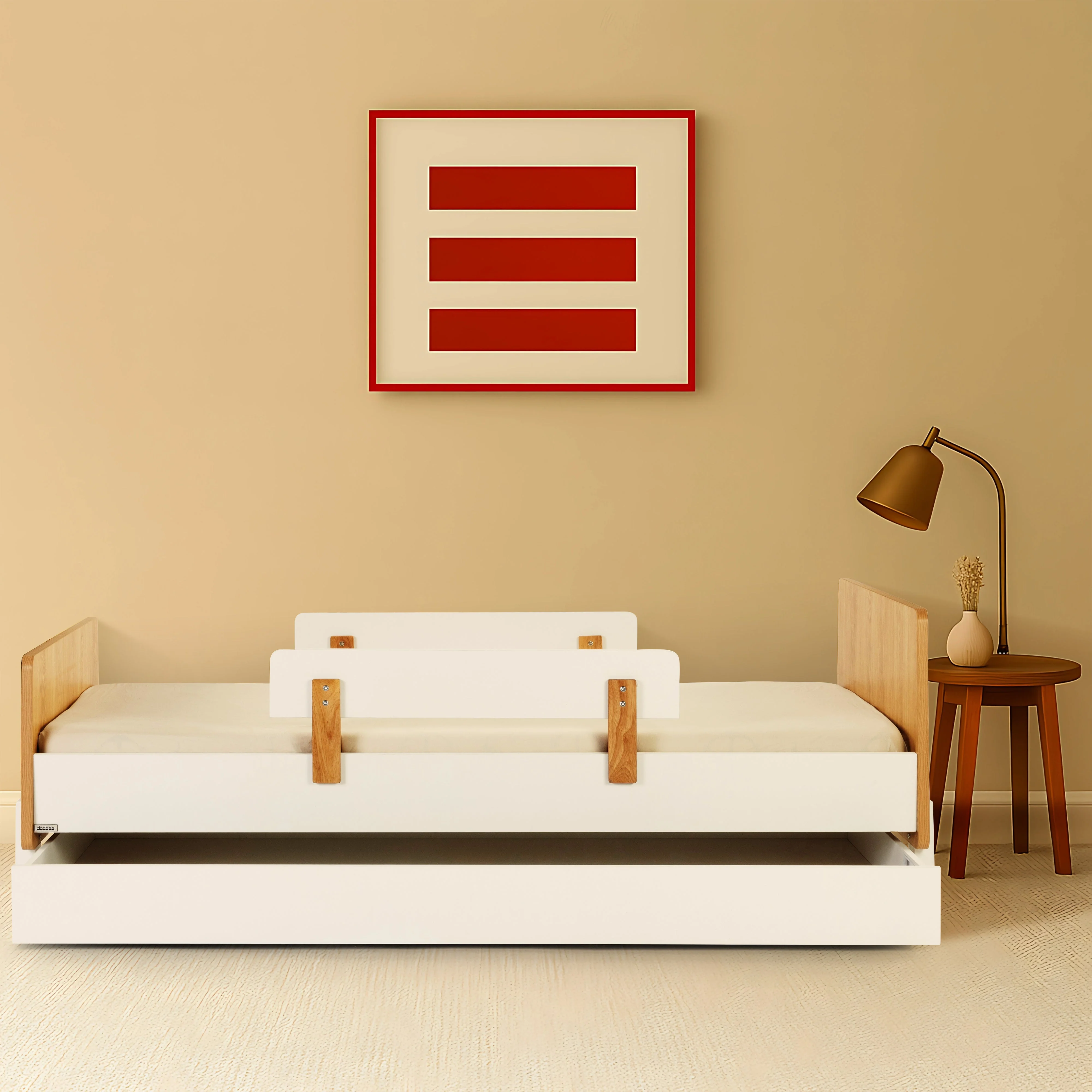 Fun Twin Bed with Safety Guardrails for Kids - Image 25
