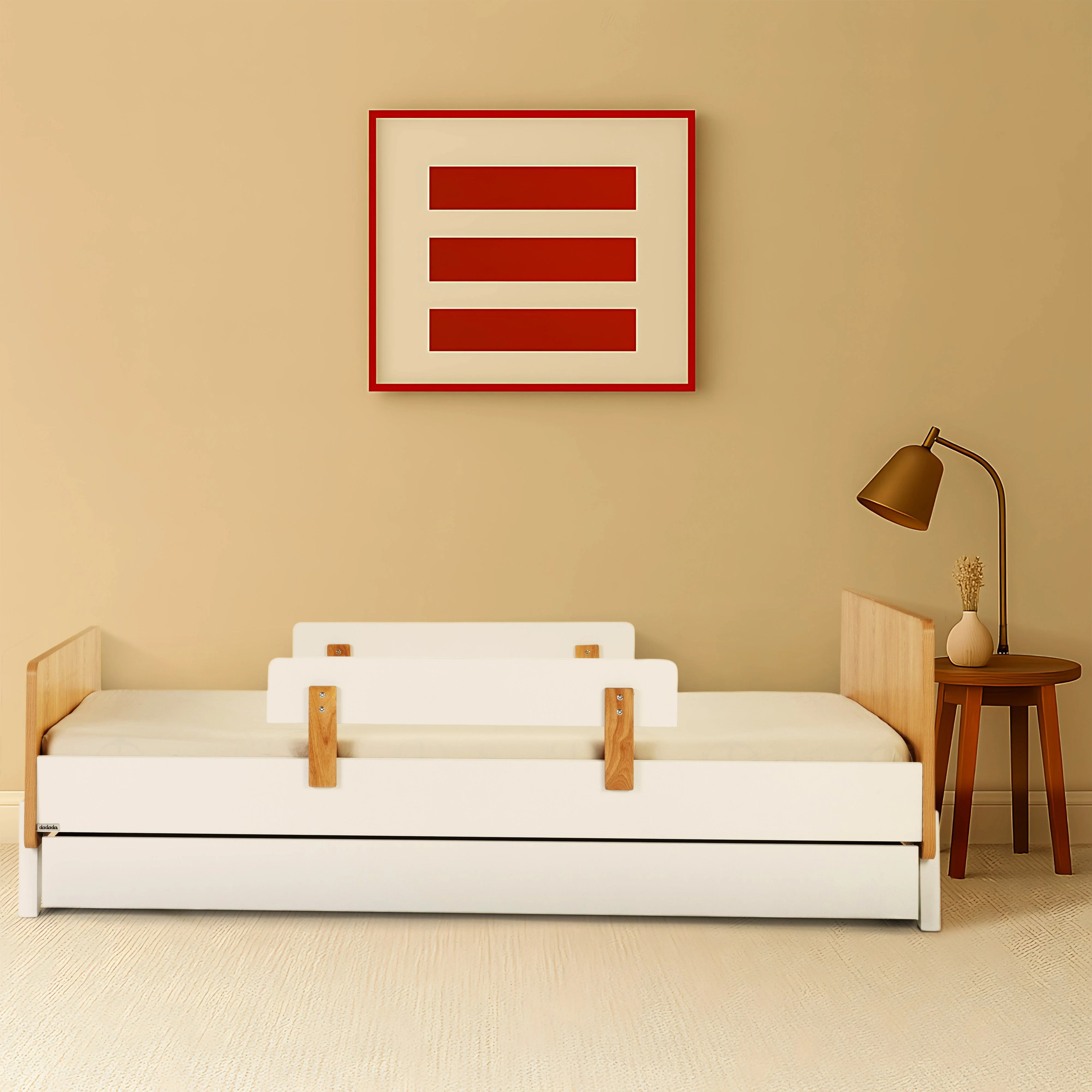 Fun Twin Bed with Safety Guardrails for Kids - Image 26