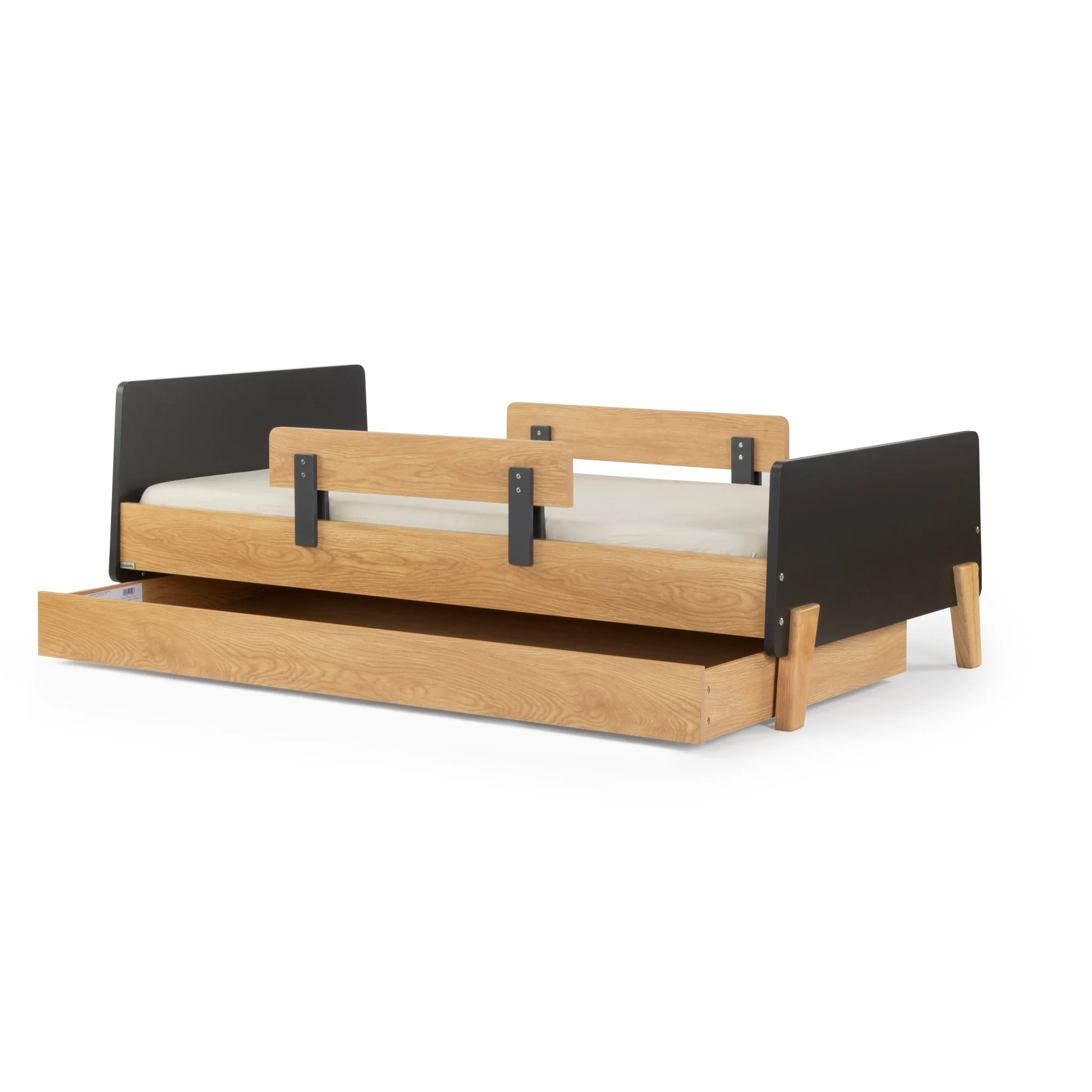 Fun Twin Bed with Safety Guardrails for Kids - Image 37