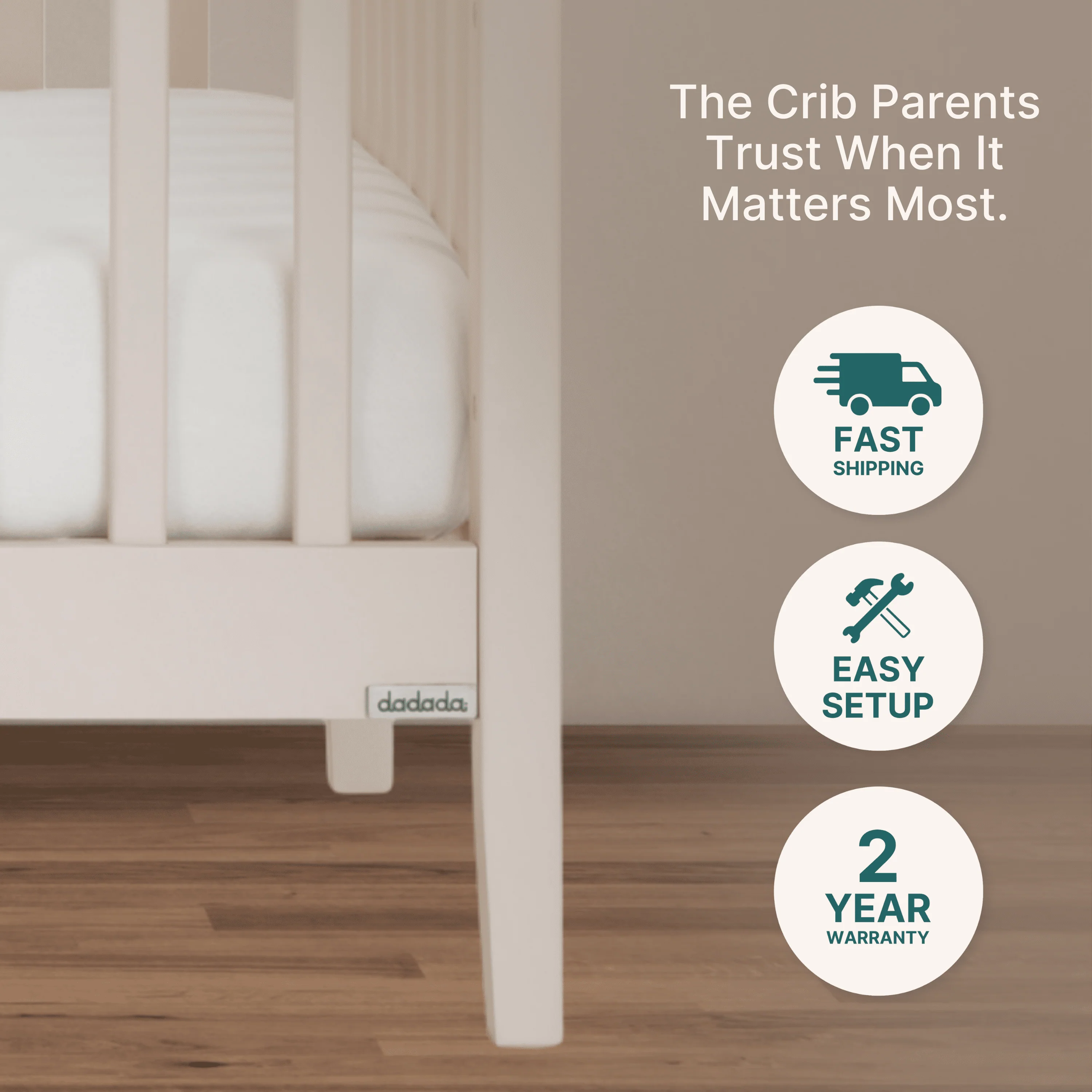 LaLa 3-in-1 Convertible Crib - Image 36