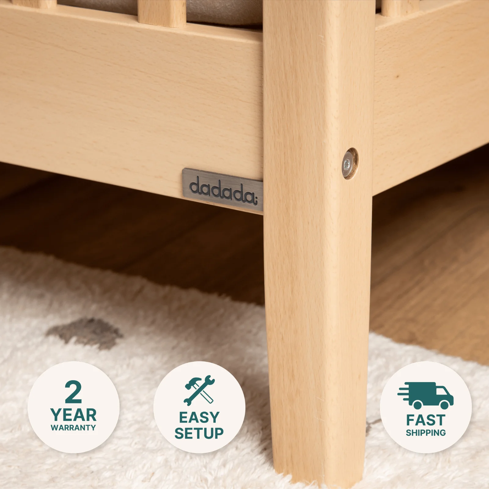 LaLa 3-in-1 Convertible Crib - Image 9