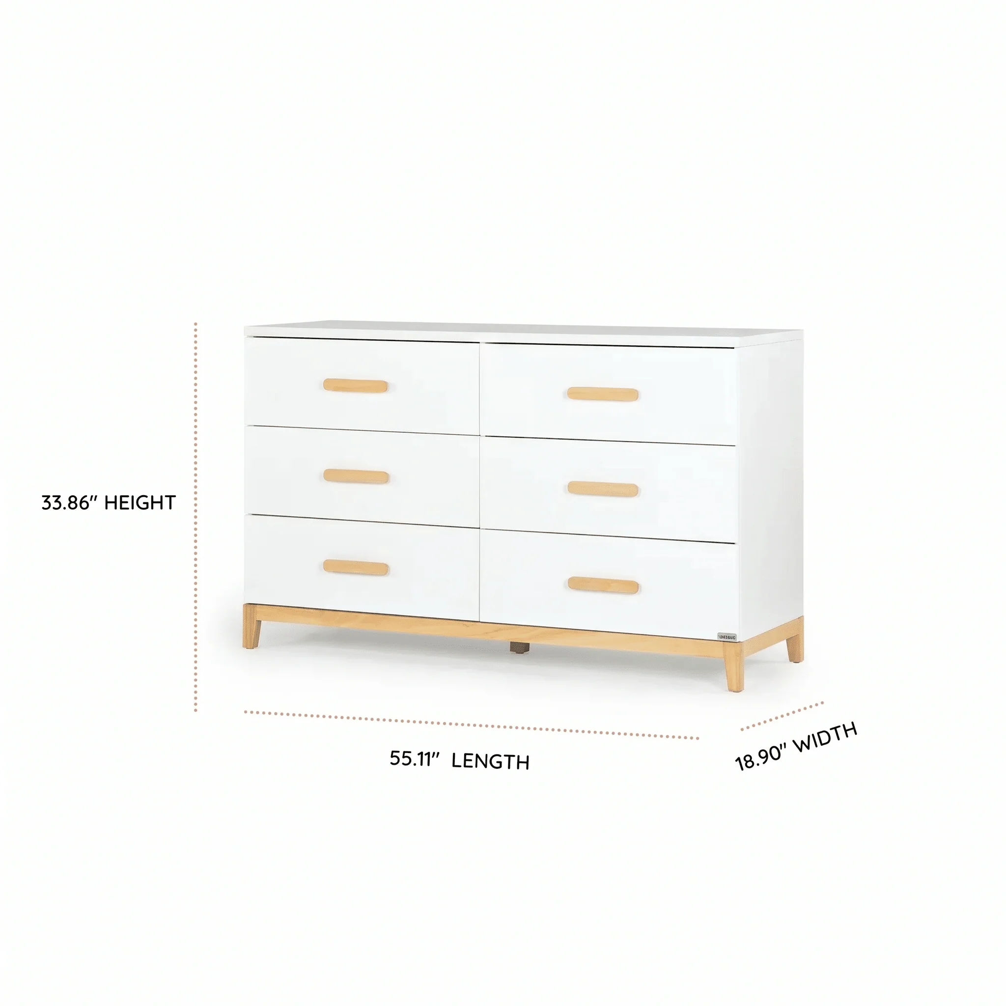 LaLa Big 6-drawer Dresser - Image 4