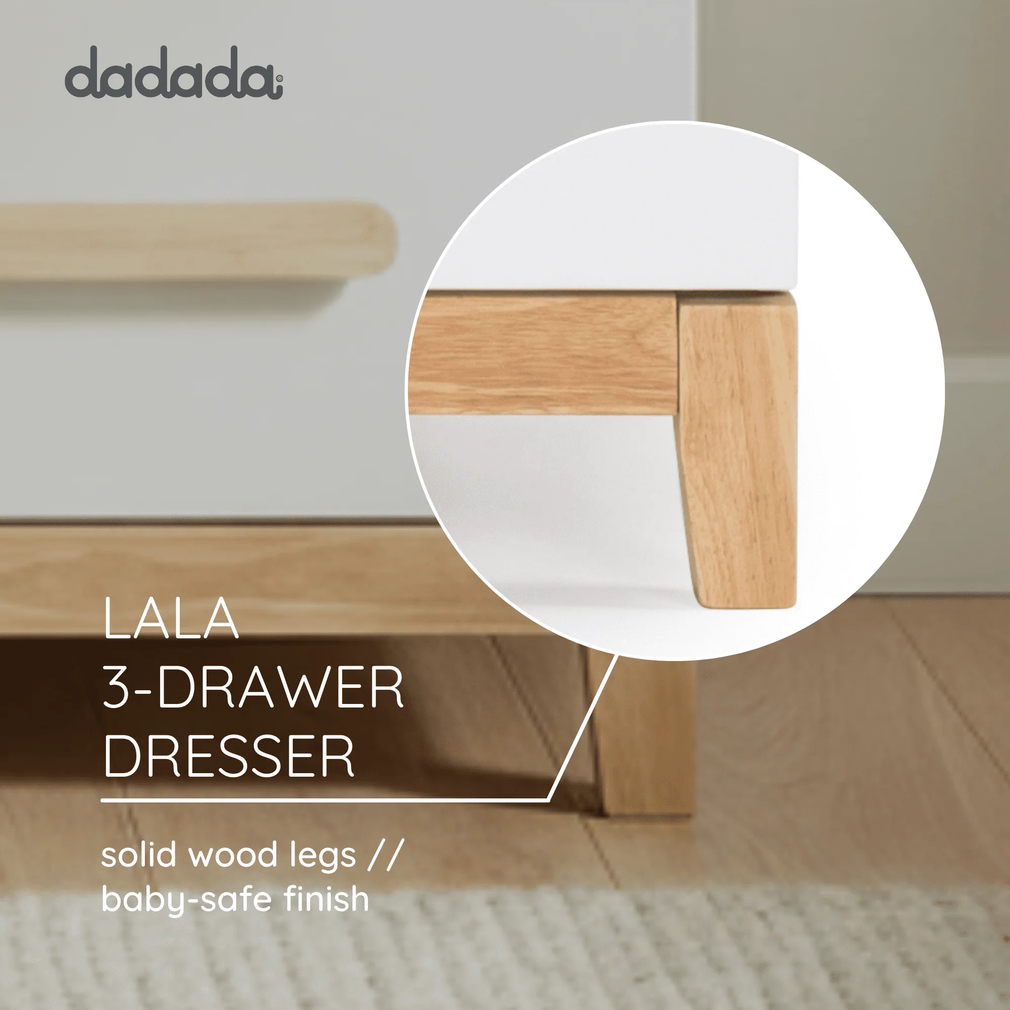 LaLa Little 3-Drawer Dresser - Image 13