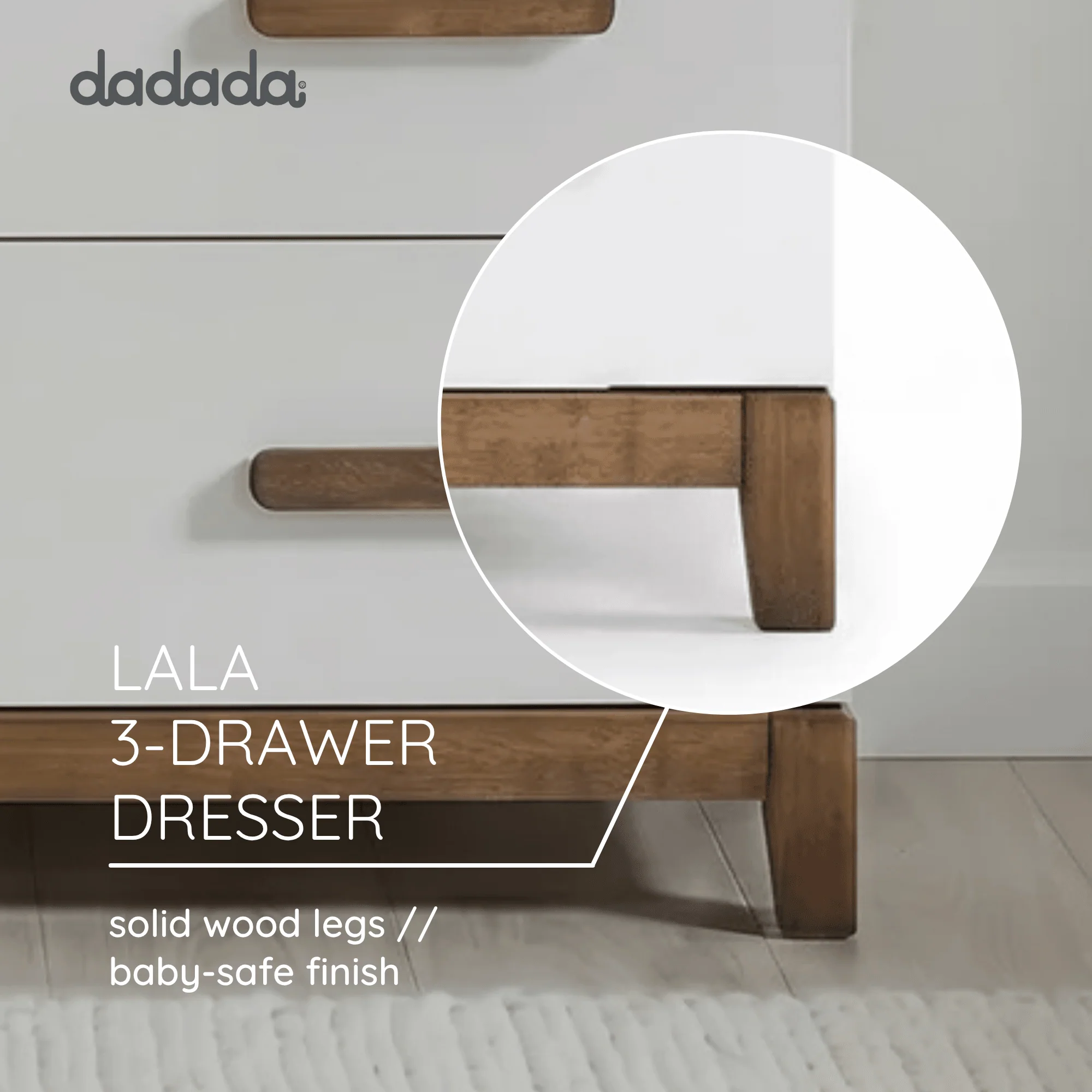 LaLa Little 3-Drawer Dresser - Image 34