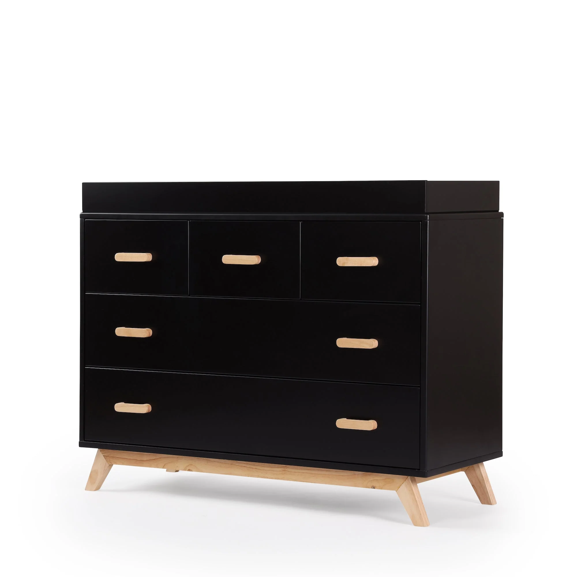 Soho 5-Drawer Nursery Dresser (Black) - Image 3