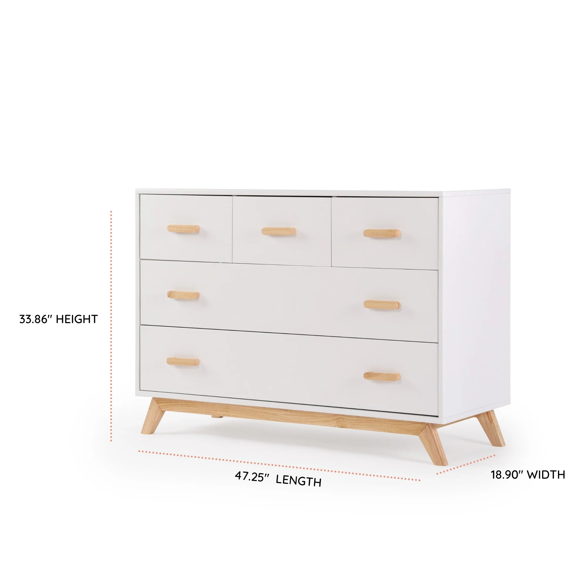 Soho 5-Drawer Nursery Dresser - Image 9