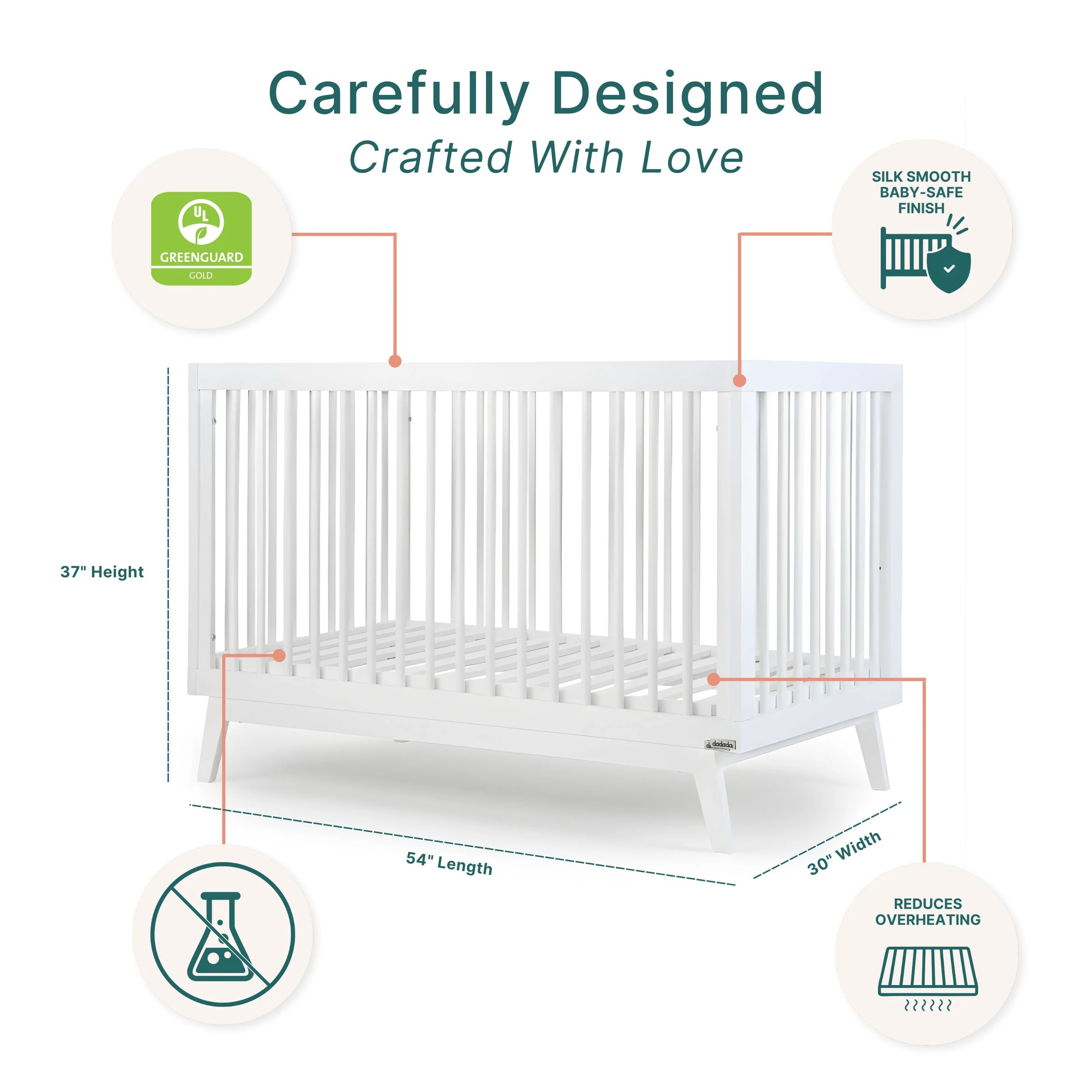 Soho 3-in-1 Convertible Crib - Image 62