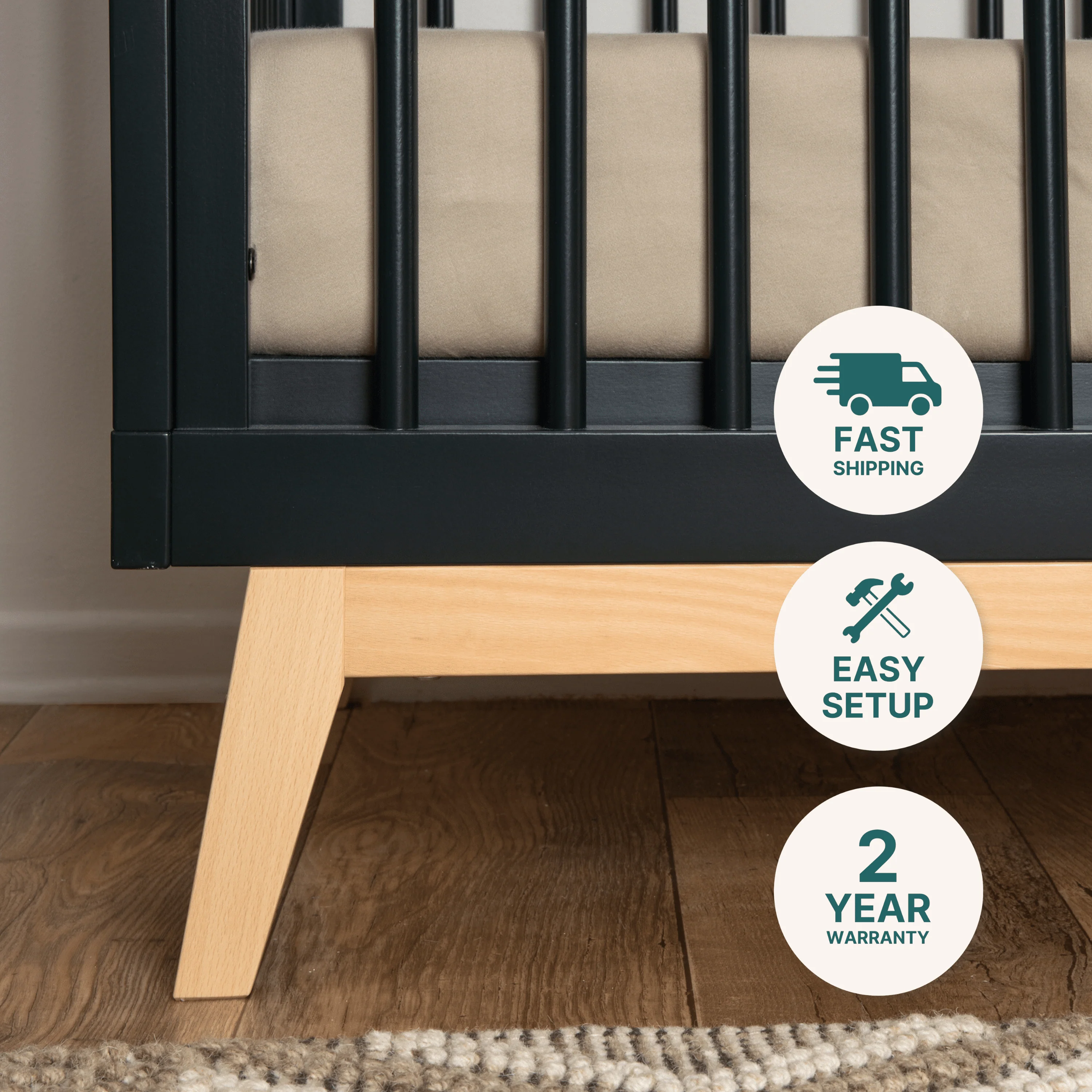 Soho 3-in-1 Convertible Crib - Image 78