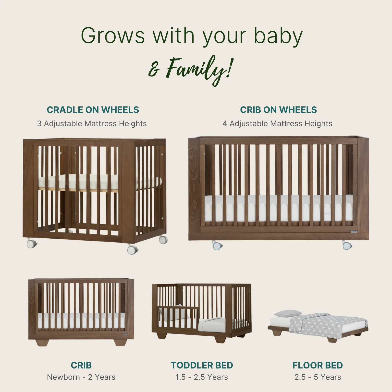 Spirit 8-in-1 Convertible Crib - Image 28