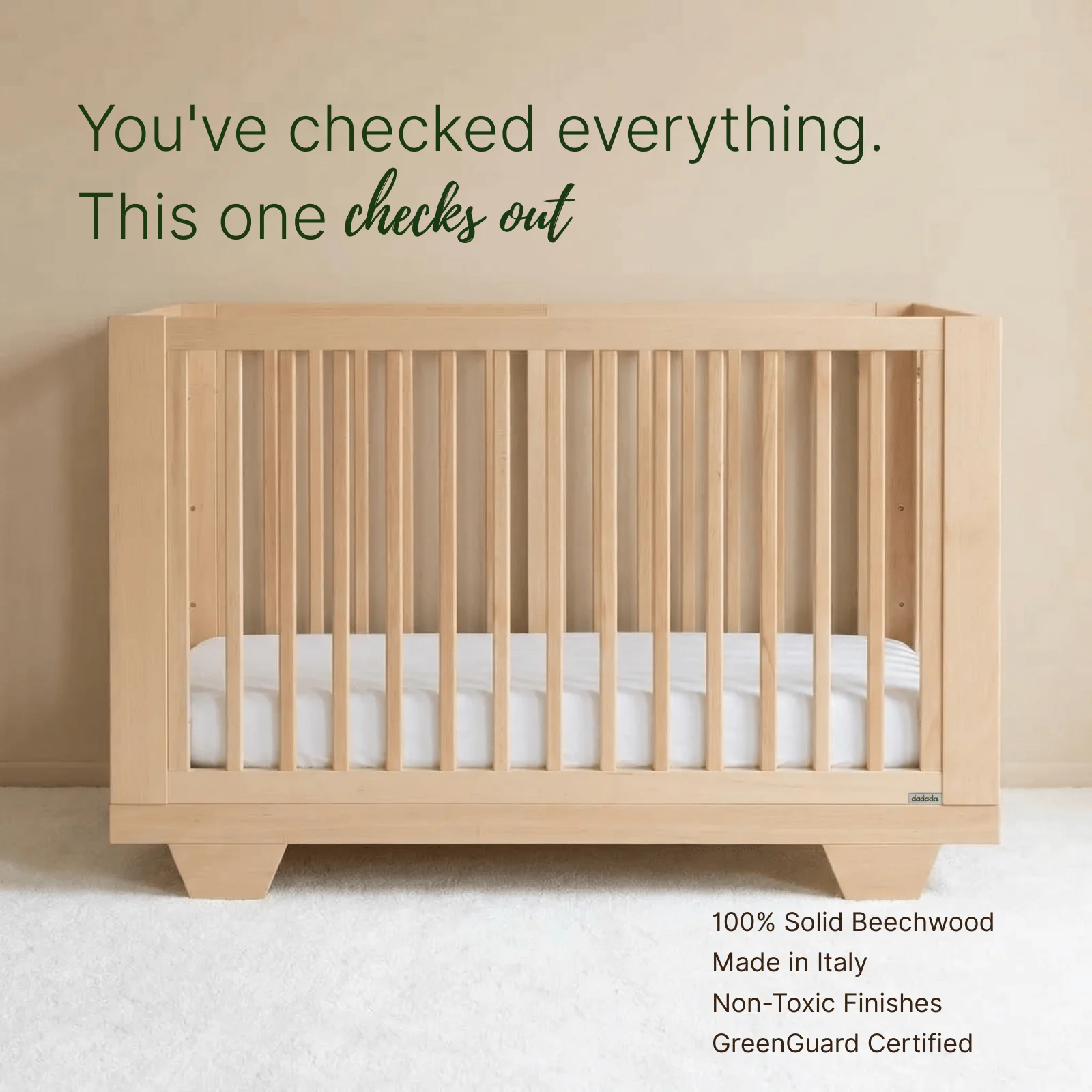 Spirit 8-in-1 Convertible Crib - Image 6