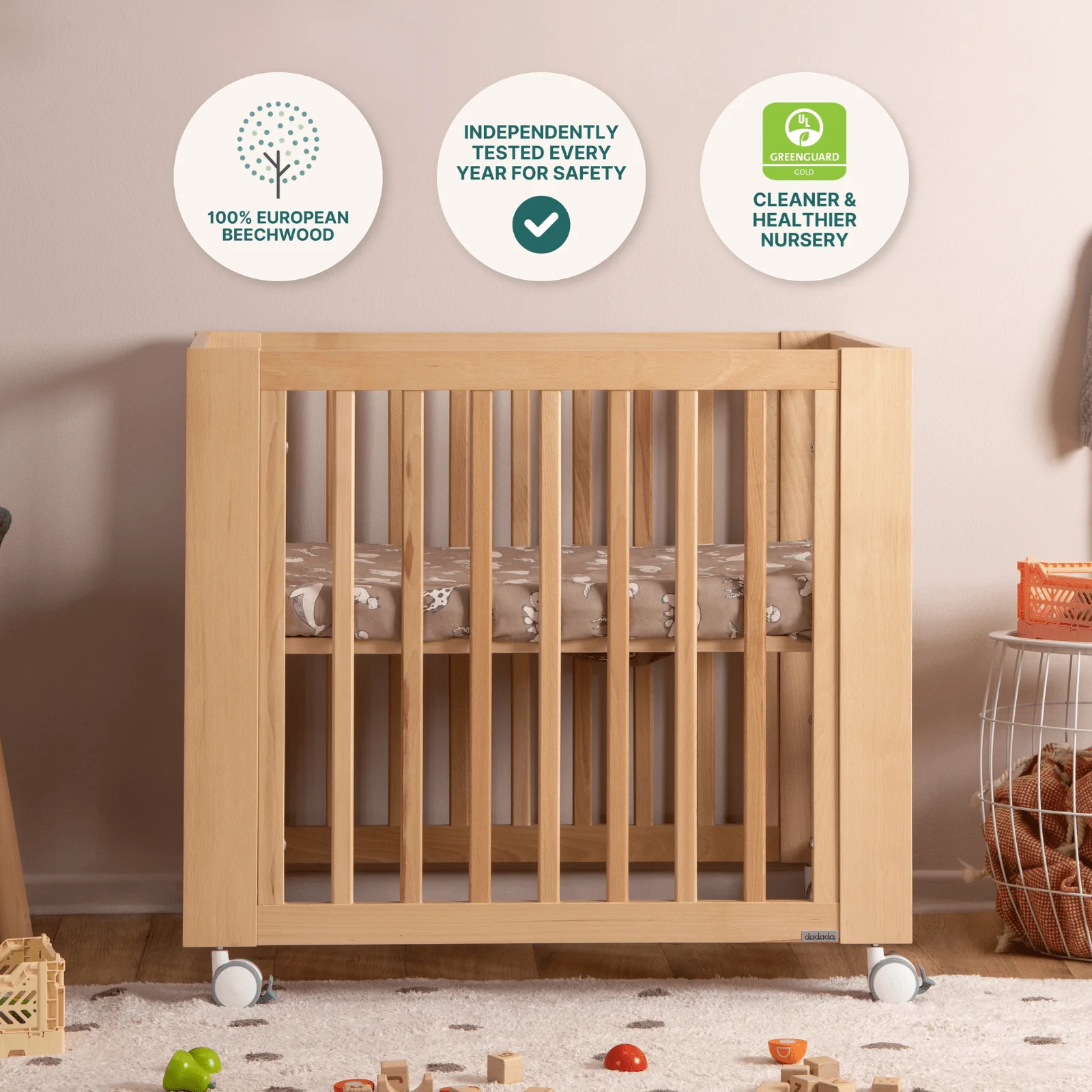 Spirit 8-in-1 Convertible Crib - Image 8
