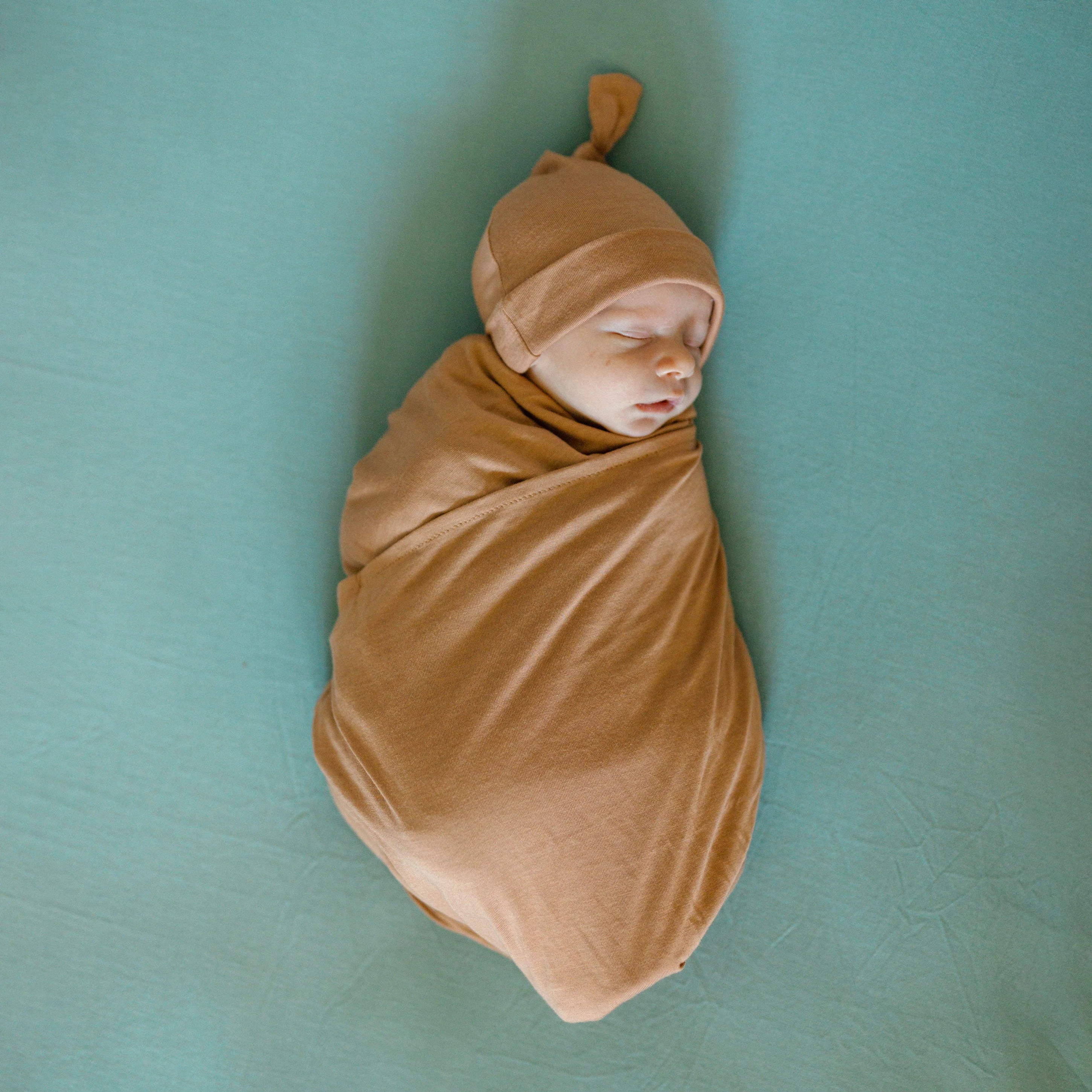 Stretch Knit Crib Sheet - Harbor - Image 4