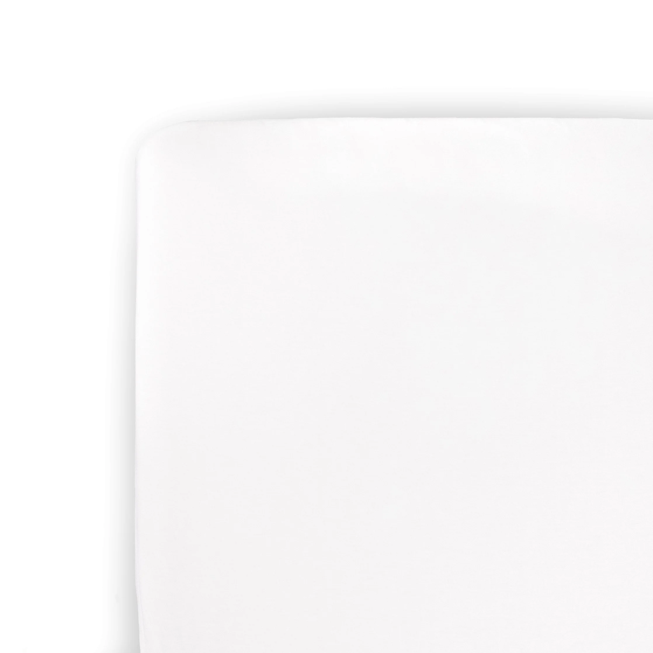 Stretch Knit Crib Sheet - White